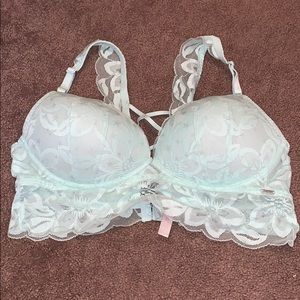 PINK Mint push up bralette
